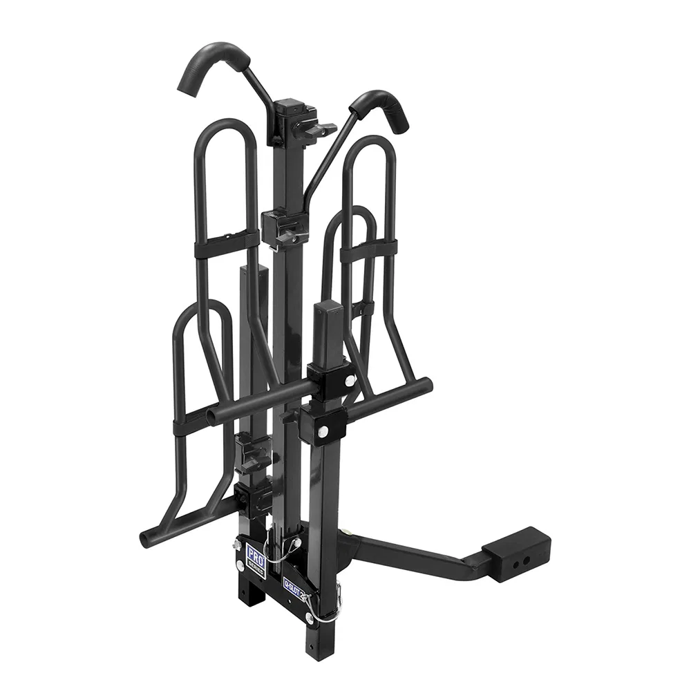 63134 – REESE Bike Rack, 1-1/4 Inch And 2 Inch Receiver Hitch Mount Holds 2 Bikes Up To 90 Pound Weight Capacity Bike...